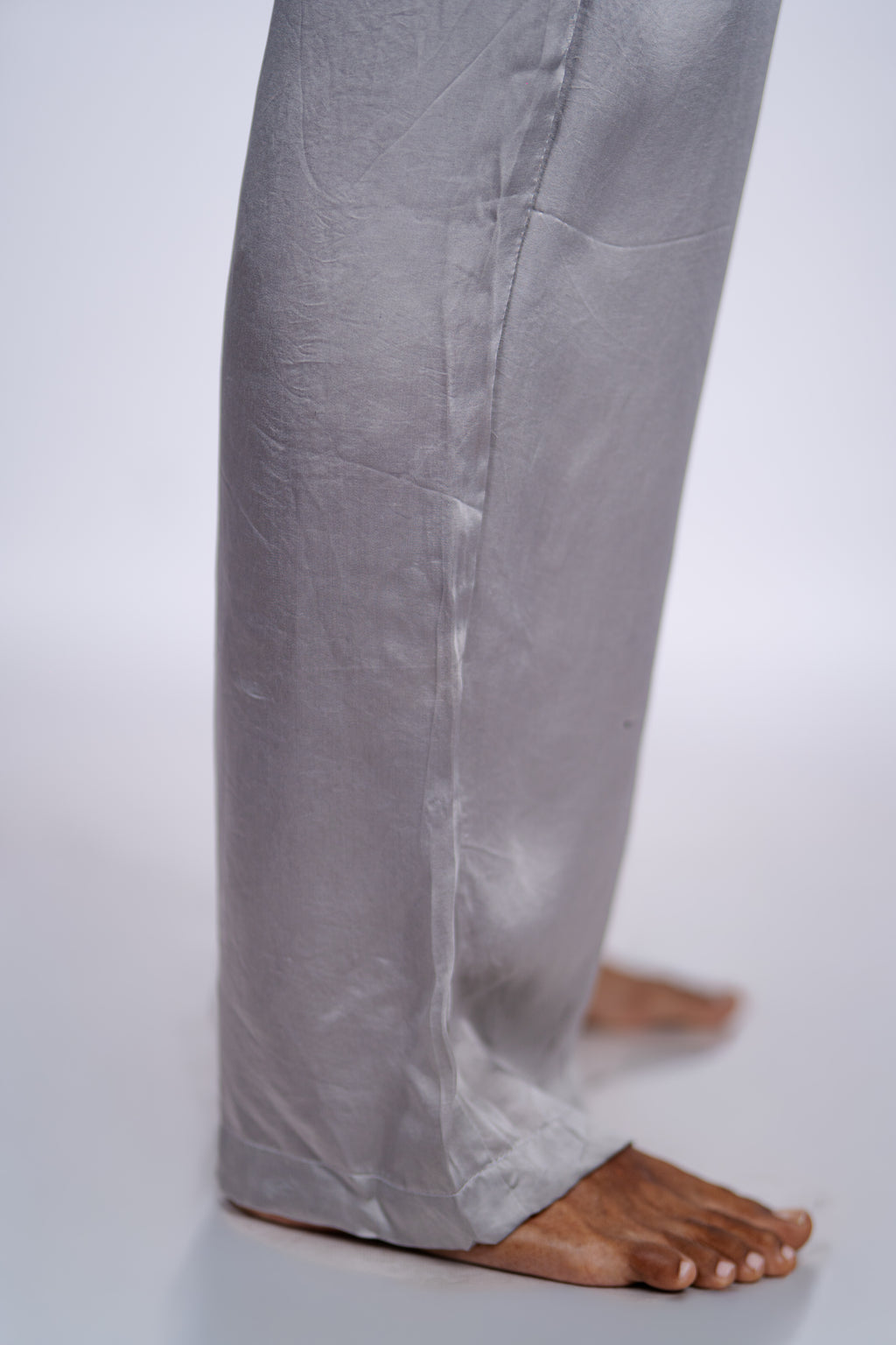 Earth dyed silk trouser