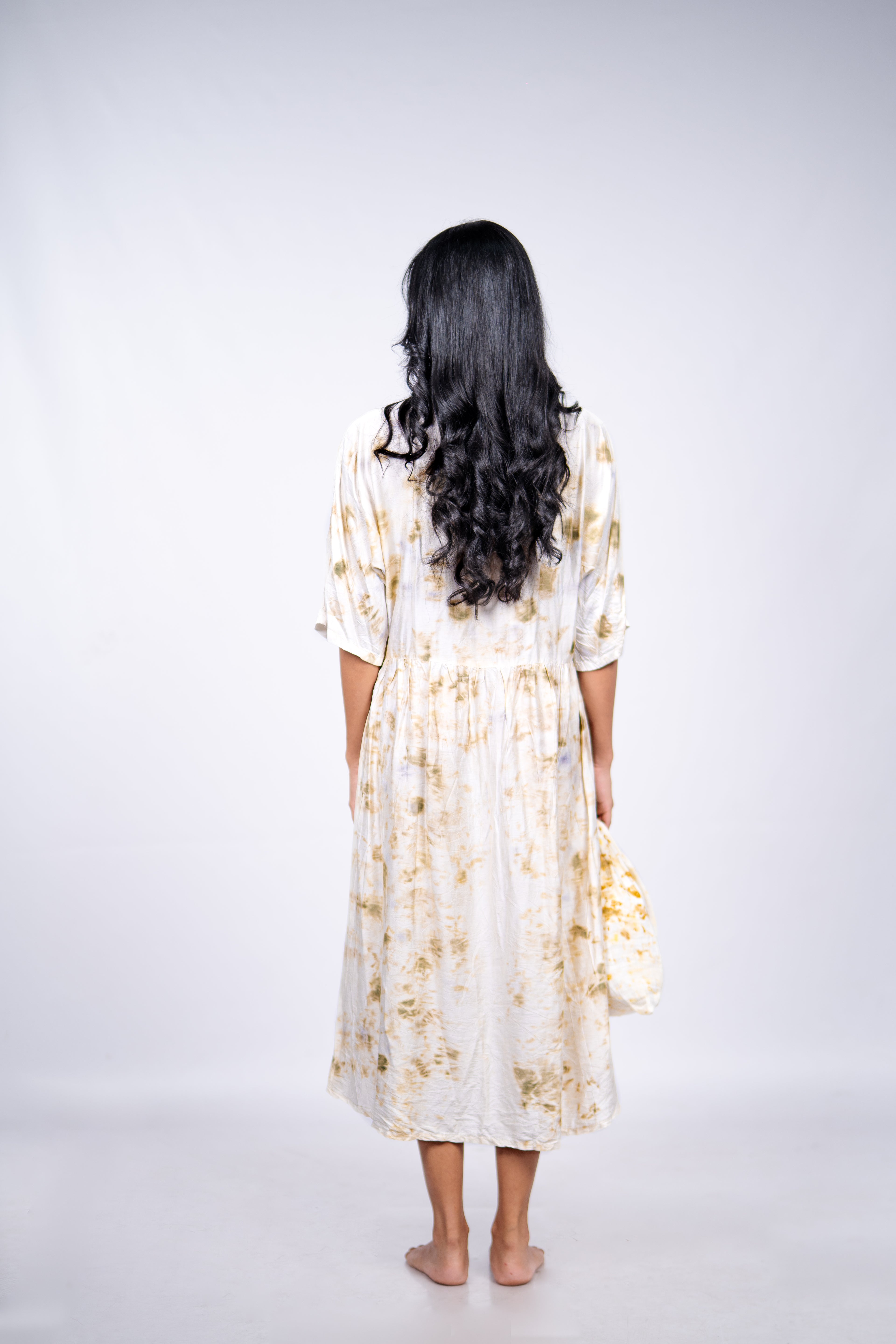 V-neck comfort dress