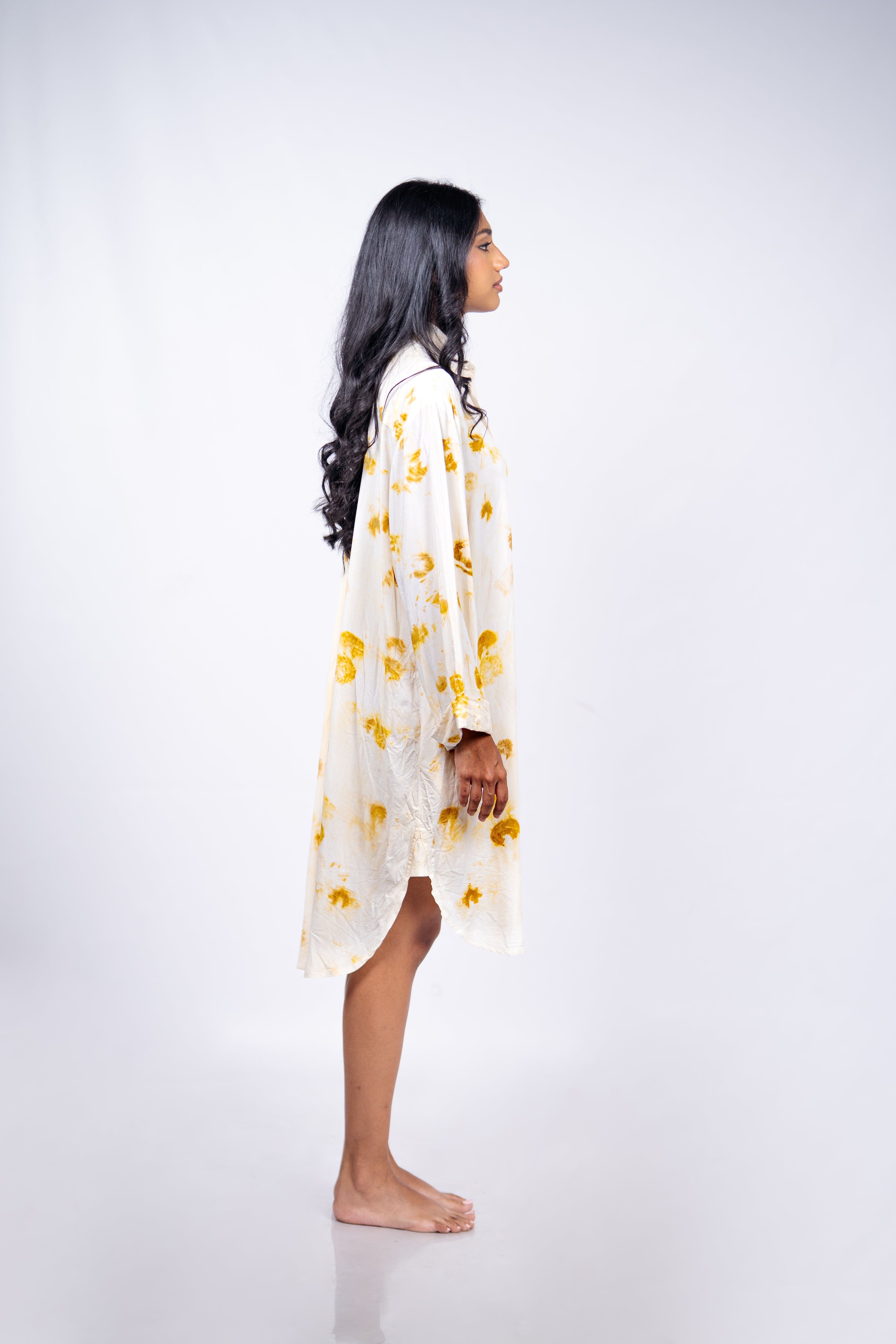 Earth bloom shirt dress