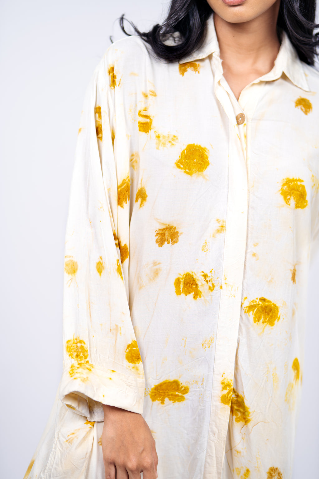 Earth bloom shirt dress
