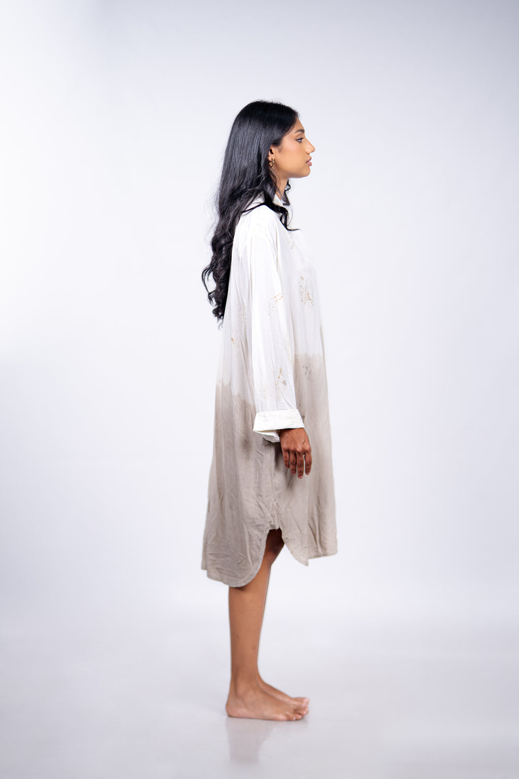 Earth bloom shirt dress