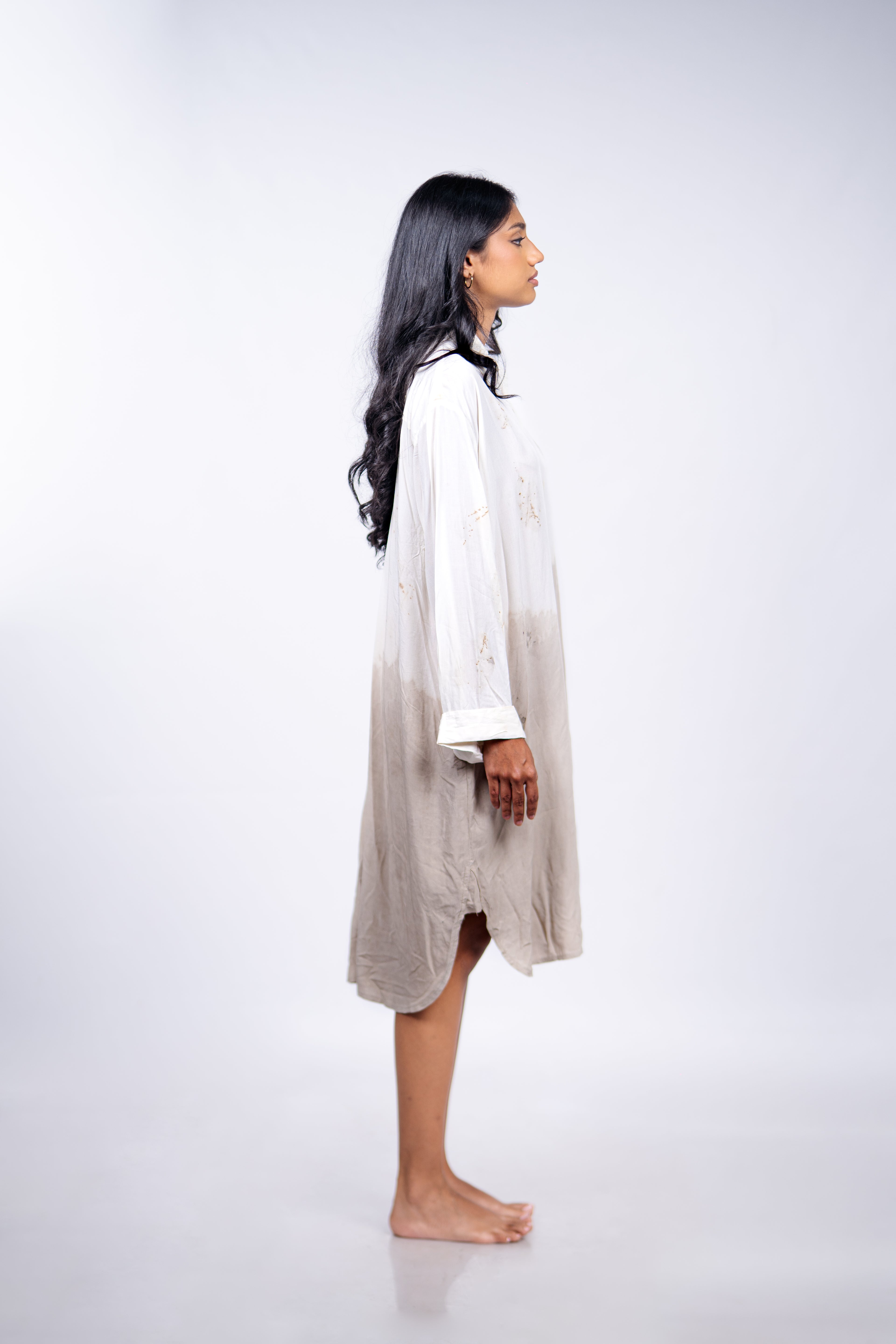 Earth bloom shirt dress