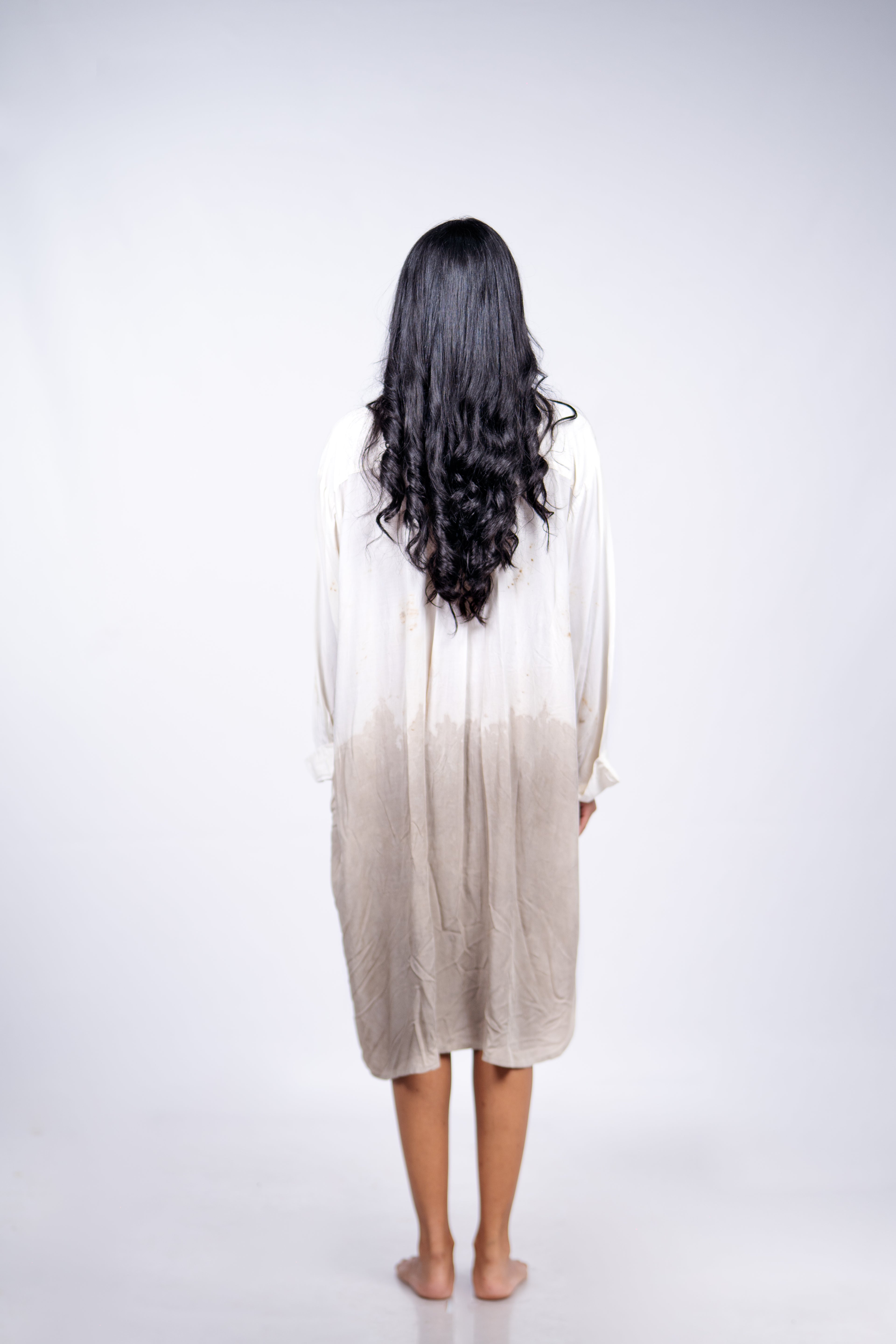 Earth bloom shirt dress