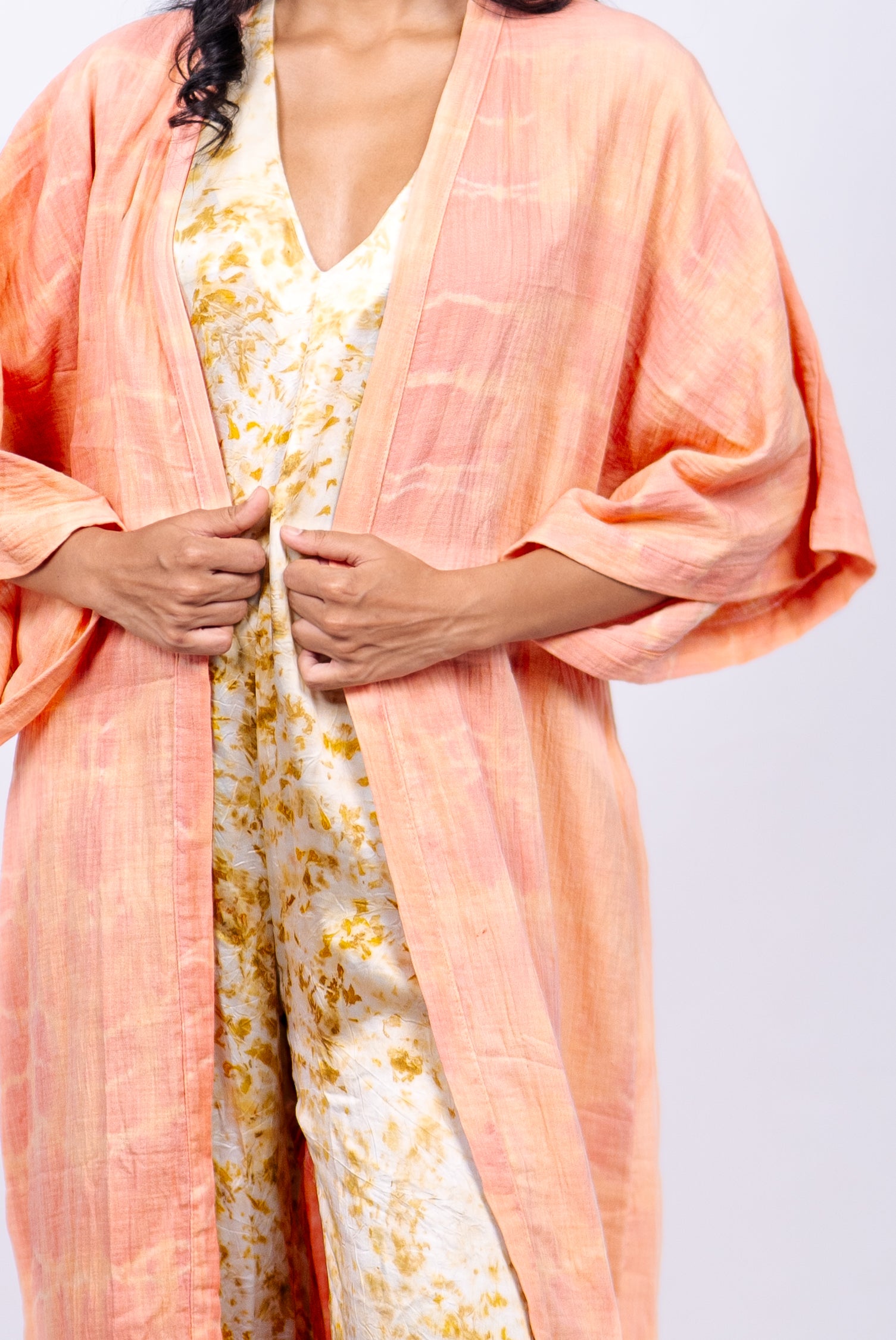 Sunset madder kimono