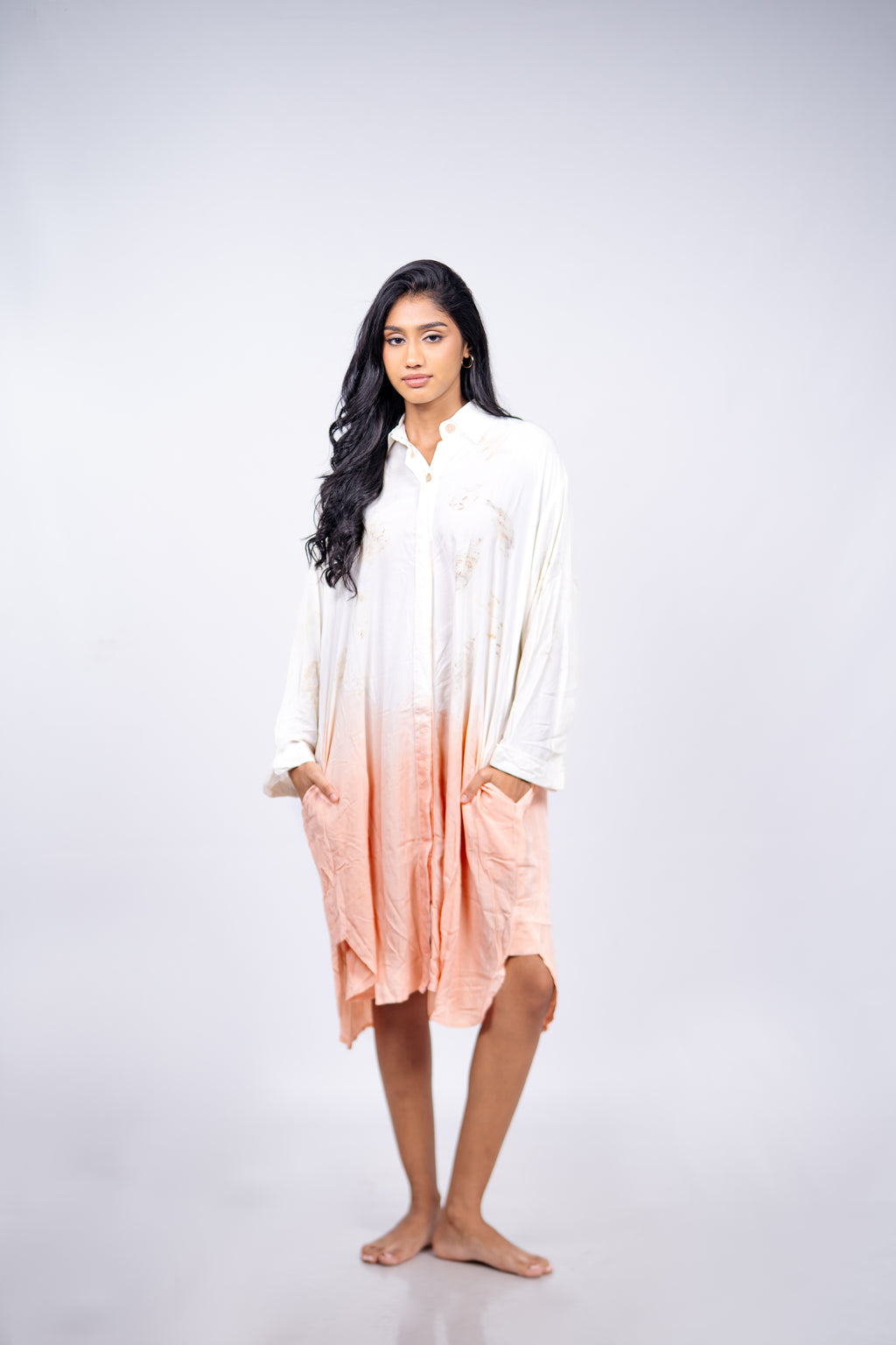 Earth bloom shirt dress