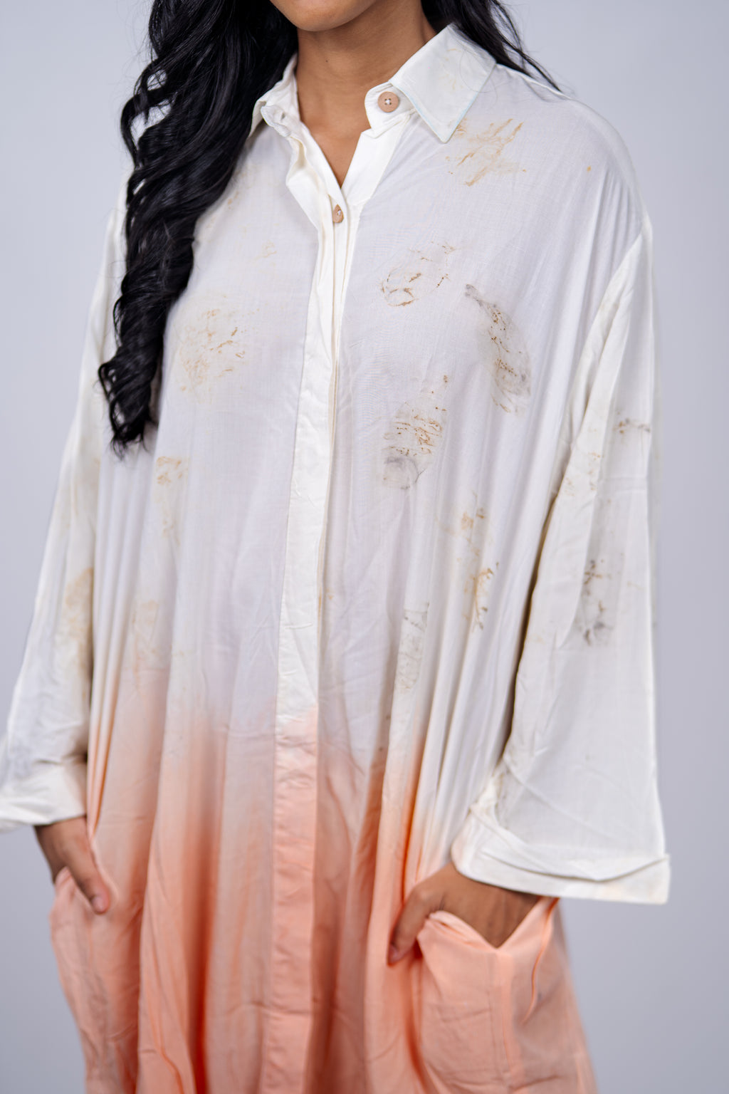 Earth bloom shirt dress