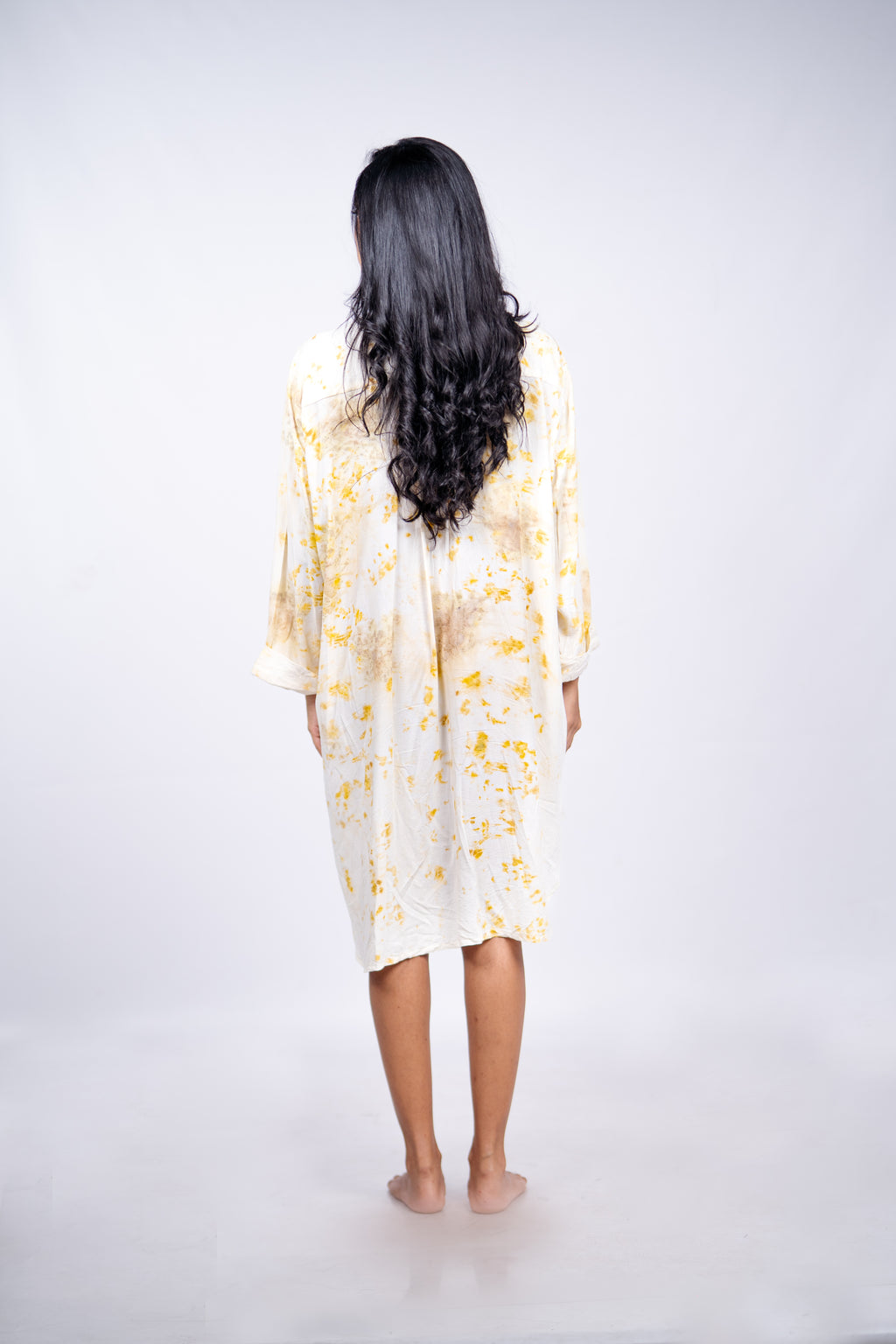 Earth bloom shirt dress