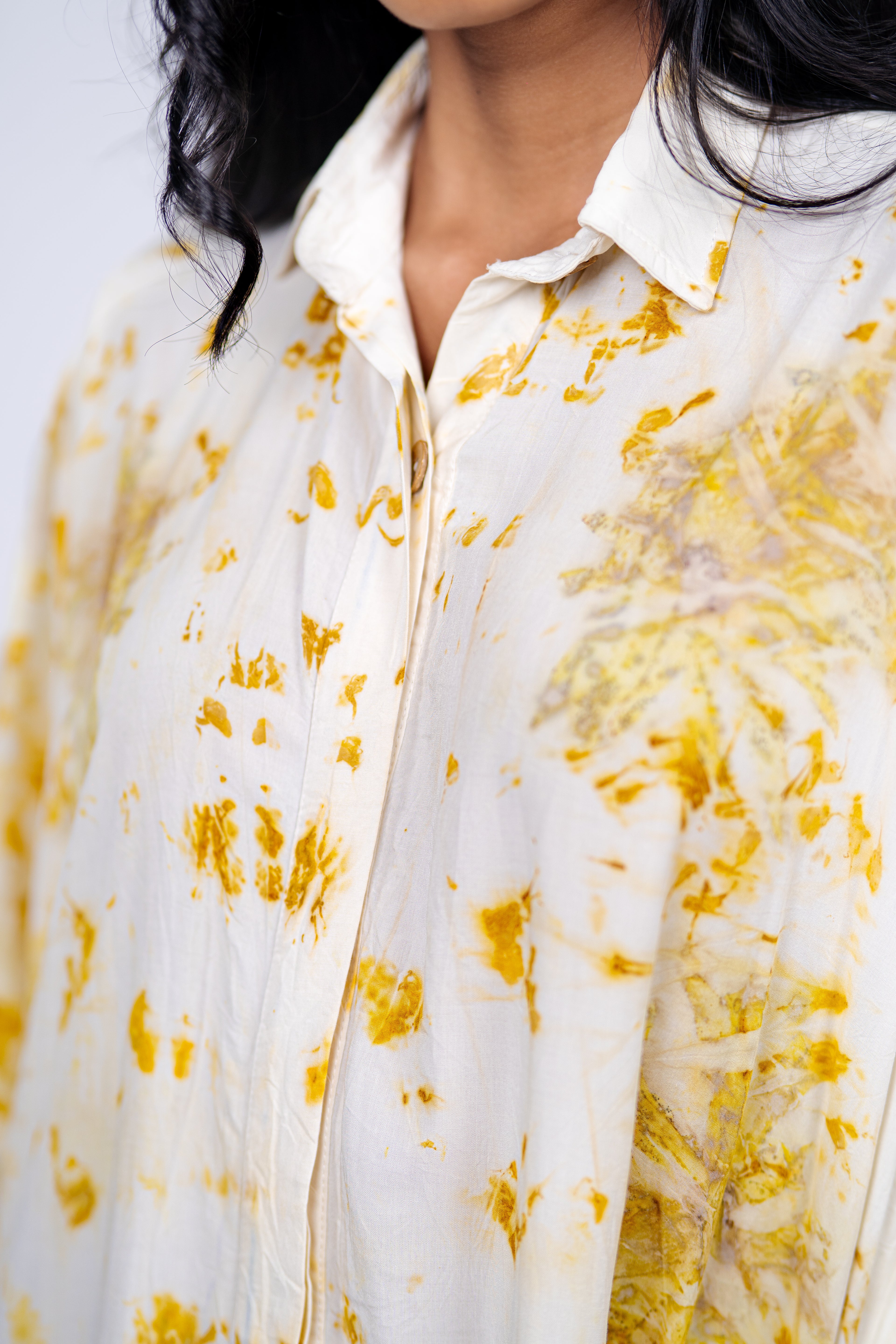 Earth bloom shirt dress