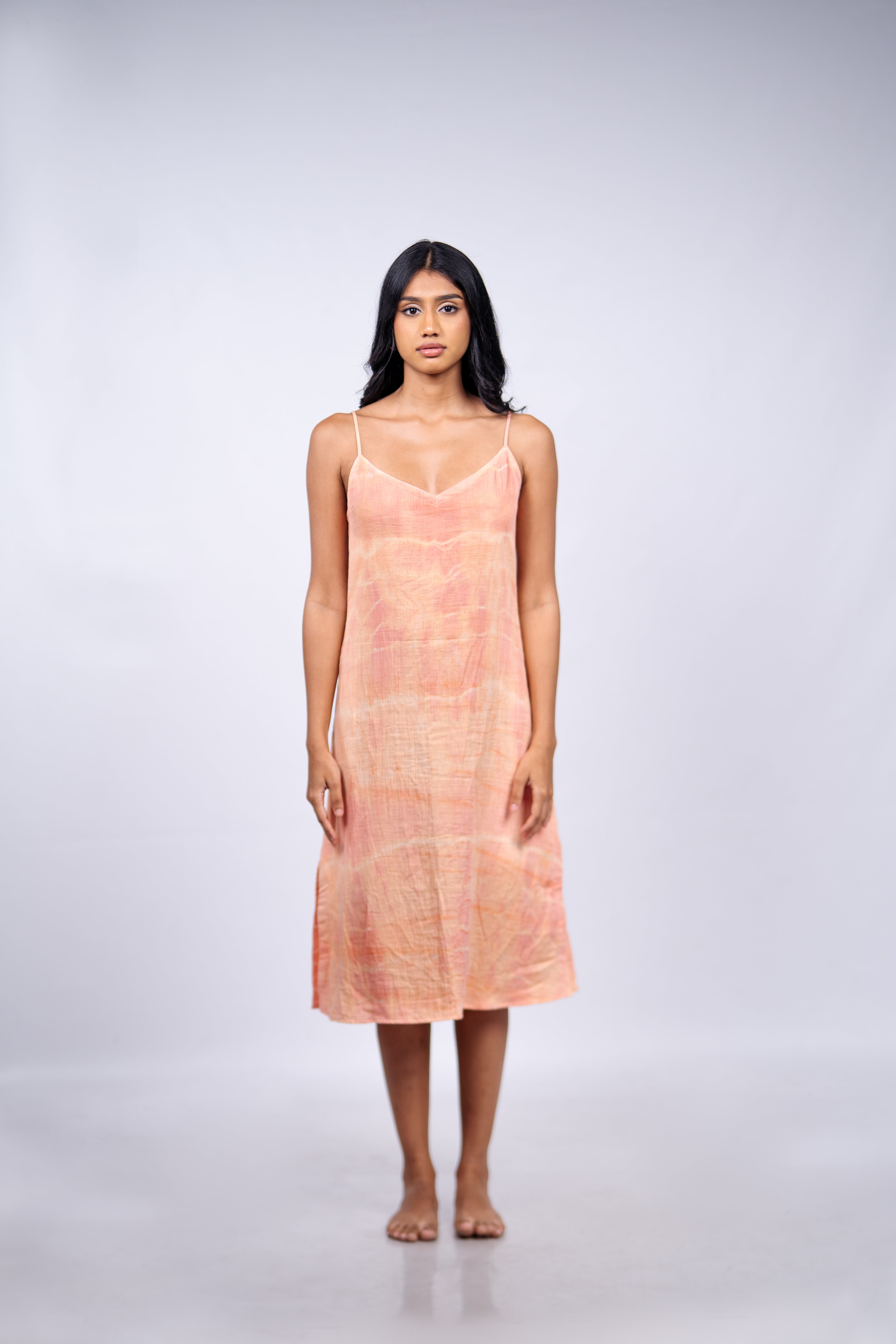 Sunset madder slip dress