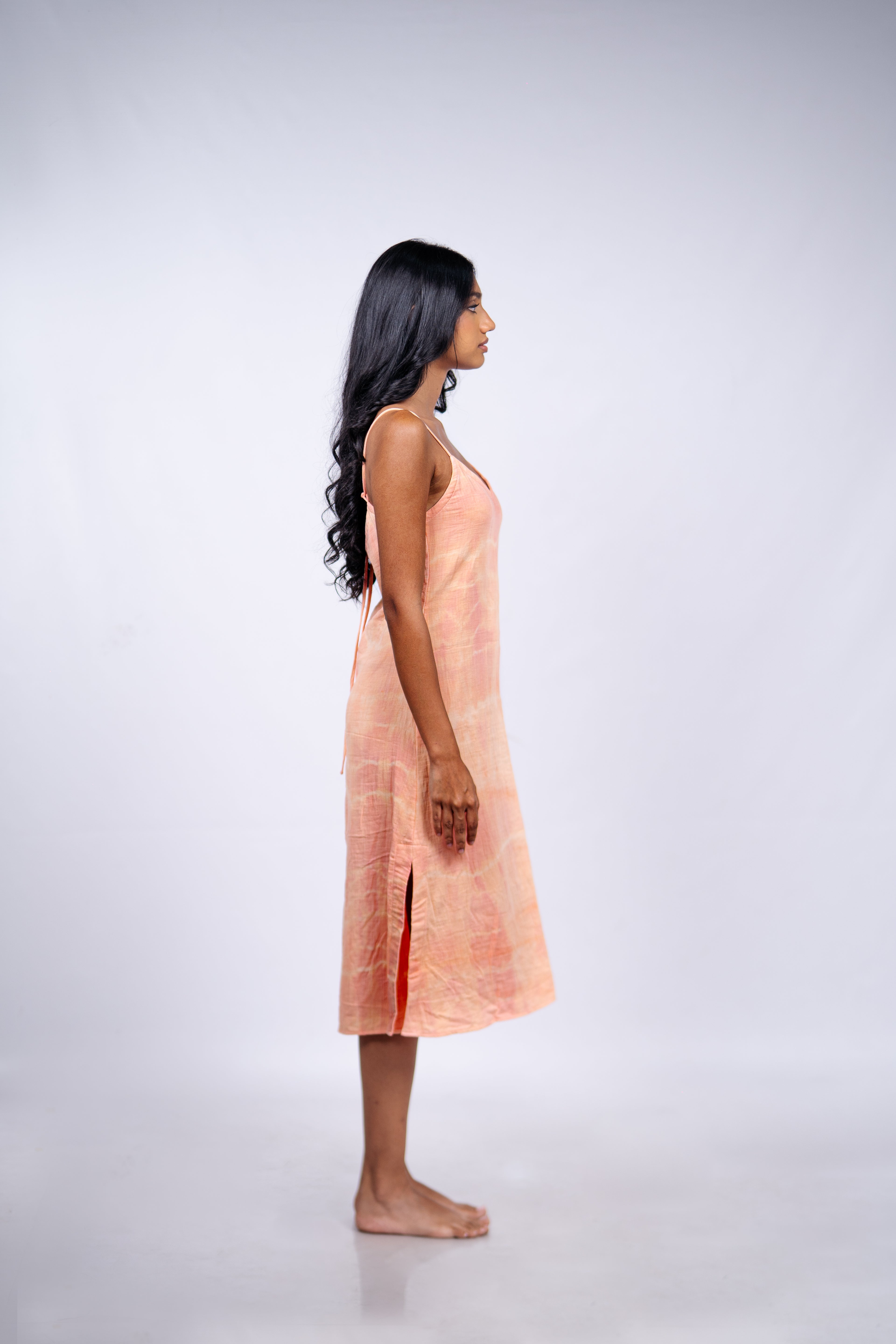 Sunset madder slip dress