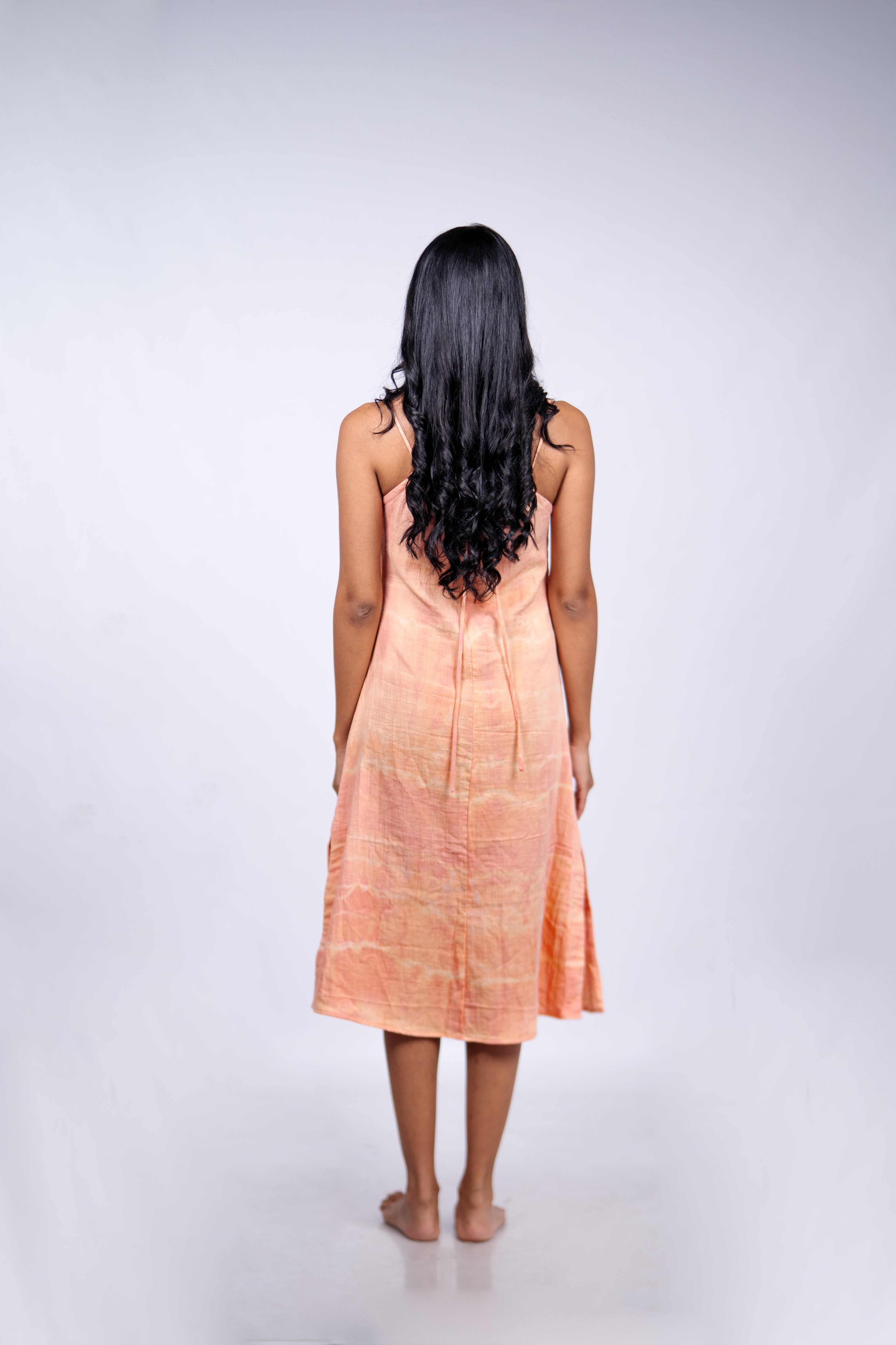 Sunset madder slip dress